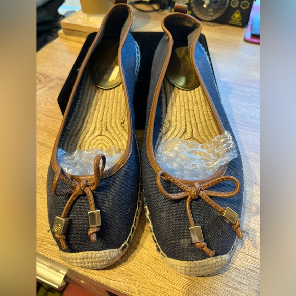 Michael Kors Shoes - Michael Kors Navy Espadrille Shoes